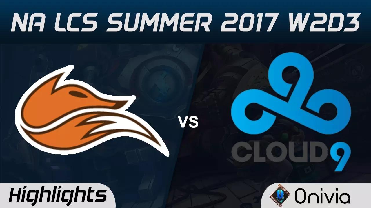 FOX vs C9 Highlights Game 1 NA LCS Summer 2017 Echo Fox vs Cloud9 by Onivia thumbnail