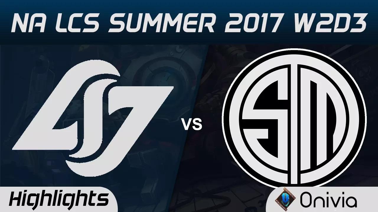 CLG vs TSM Highlights Game 1 NA LCS Summer 2017 Counter Logic Gaming vs Team Solo Mid by Onivia thumbnail