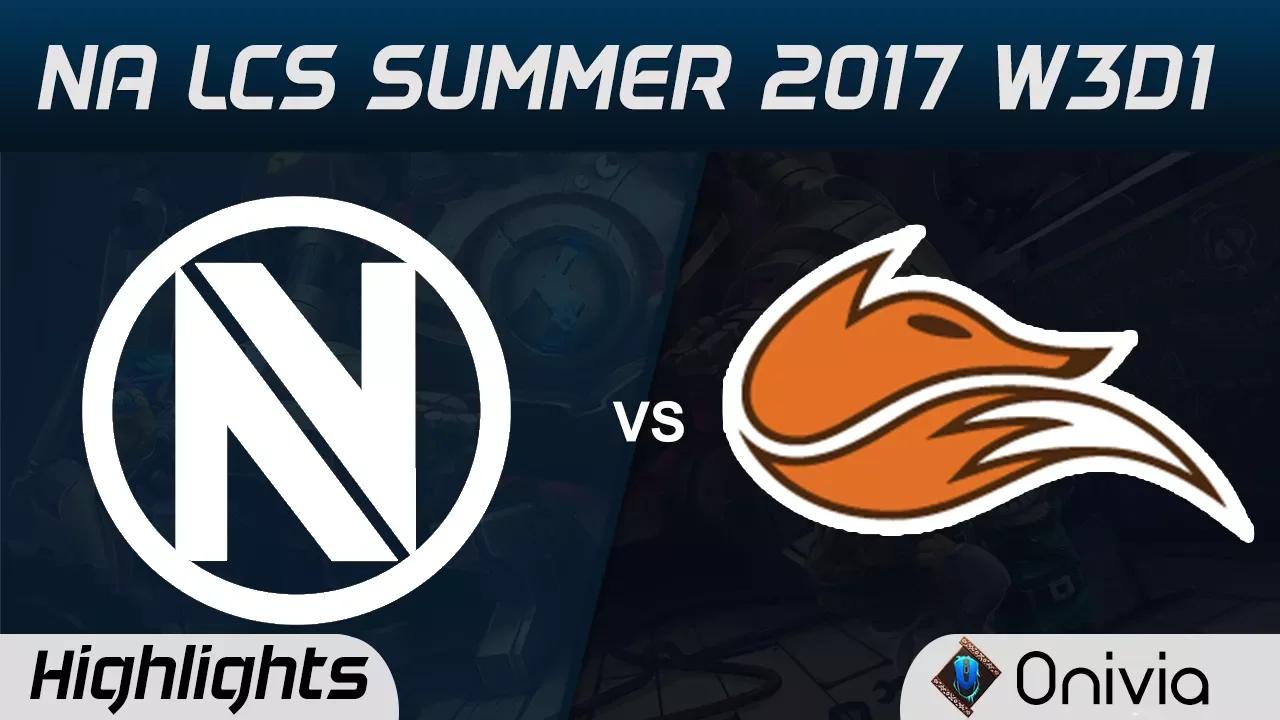 NV vs FOX Highlights Game 1 NA LCS Summer 2017 EnvyUs vs Echo Fox by Onivia thumbnail