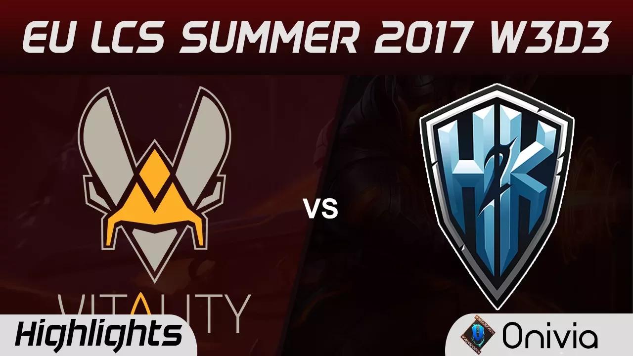 VIT vs H2K Highlights Game 2 EU LCS SUMMER 2017 Vitality vs H2K Gaming by Onivia thumbnail