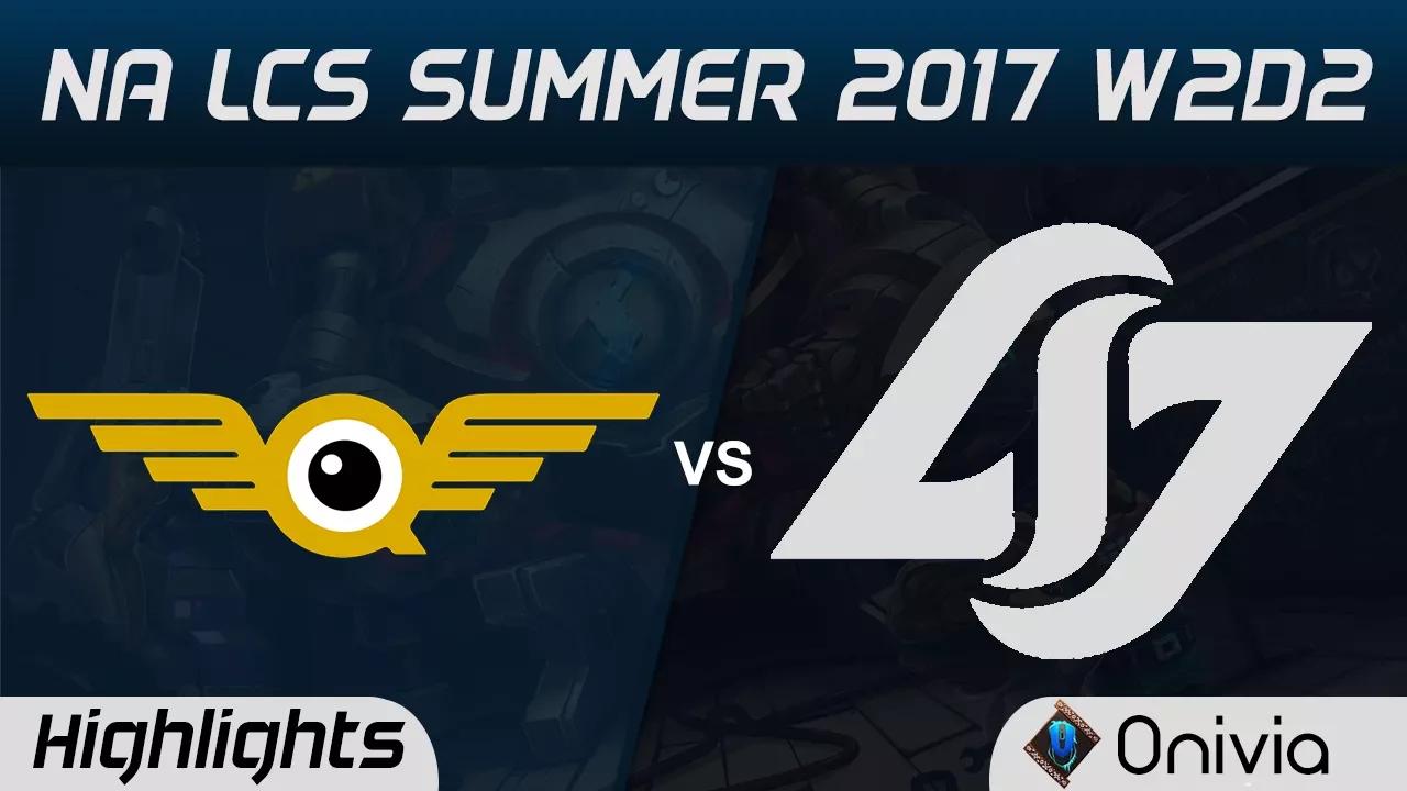 FLY vs CLG Highlights Game 1 NA LCS Summer 2017 FlyQuest vs Counter Logic Gaming by Onivia thumbnail