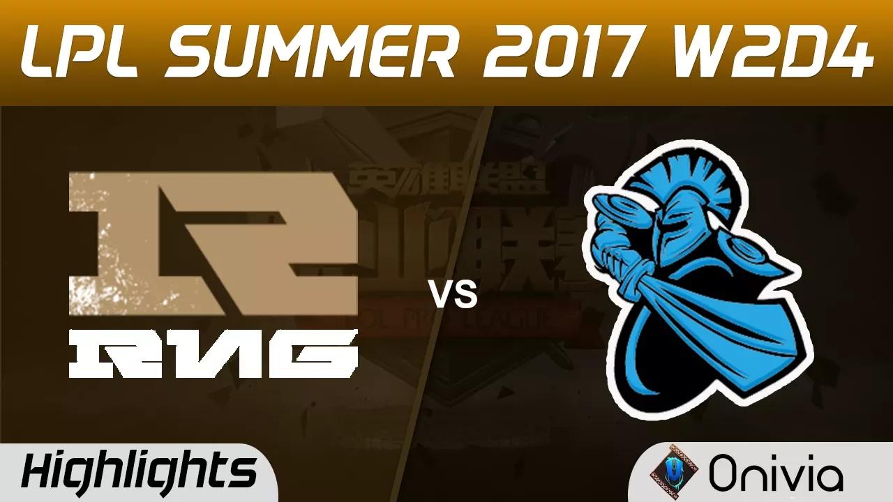 RNG vs NB Highlights Game 2 LPL SUMMER 2017 Royal Never Give Up vs NewBee by Onivia thumbnail