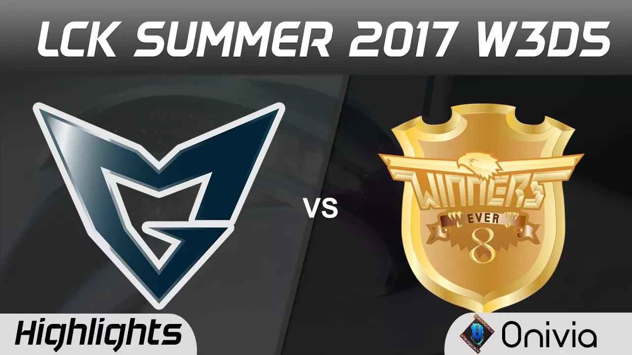 SSG vs E8W Highlights Game 1 LCK SUMMER 2017 Samsung vs Ever8 Winners By Onivia thumbnail