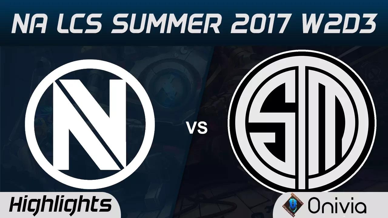 NV vs TSM Highlights Game 1 NA LCS Summer 2017 EnvyUs vs Team Solo Mid by Onivia thumbnail