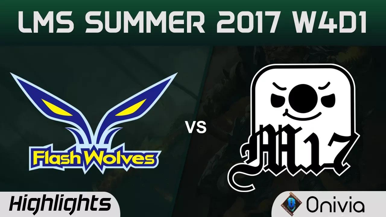 FW vs M17 Highlights Game 2 LMS 精華 夏季職業聯賽 2017 SUMMER Flash Wolves vs Machi Esports by Onivia thumbnail