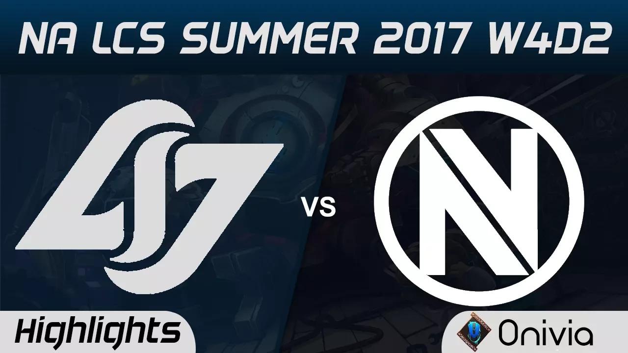 CLG vs NV Highlights Game 1 NA LCS Summer 2017 Counter Logic Gaming vs EnvyUs by Onivia thumbnail