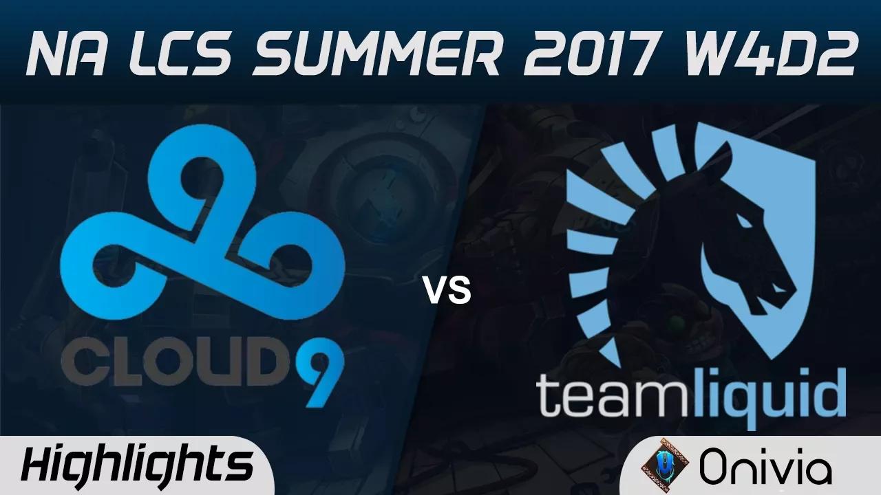 C9 vs TL Highlights Game 2 NA LCS Summer 2017 Cloud9 vs Team Liquid by Onivia thumbnail