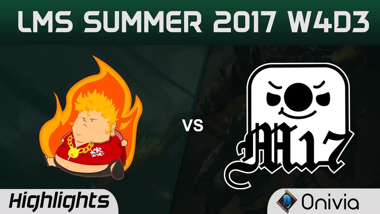 FB vs M17 Highlights Game 2 LMS 精華 夏季職業聯賽 2017 SUMMER Fireball vs Machi Espoorts by Onivia thumbnail