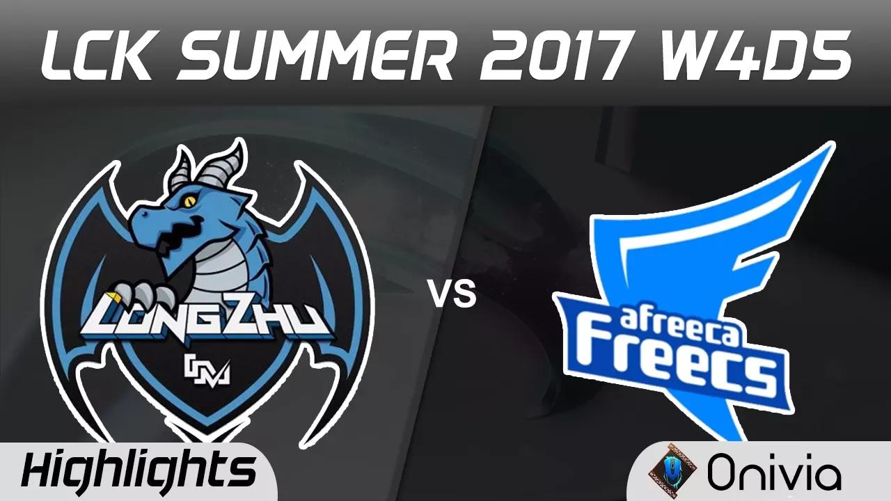 LZ vs AFS Highlights Game 1 LCK SUMMER 2017 Longzhu vs Afreeca Freecs By Onivia thumbnail