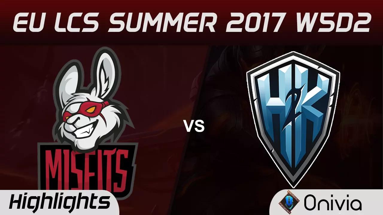 MSF vs H2K Highlights Game 1 EU LCS SUMMER 2017 Misfits vs H2K Gaming by Onivia thumbnail