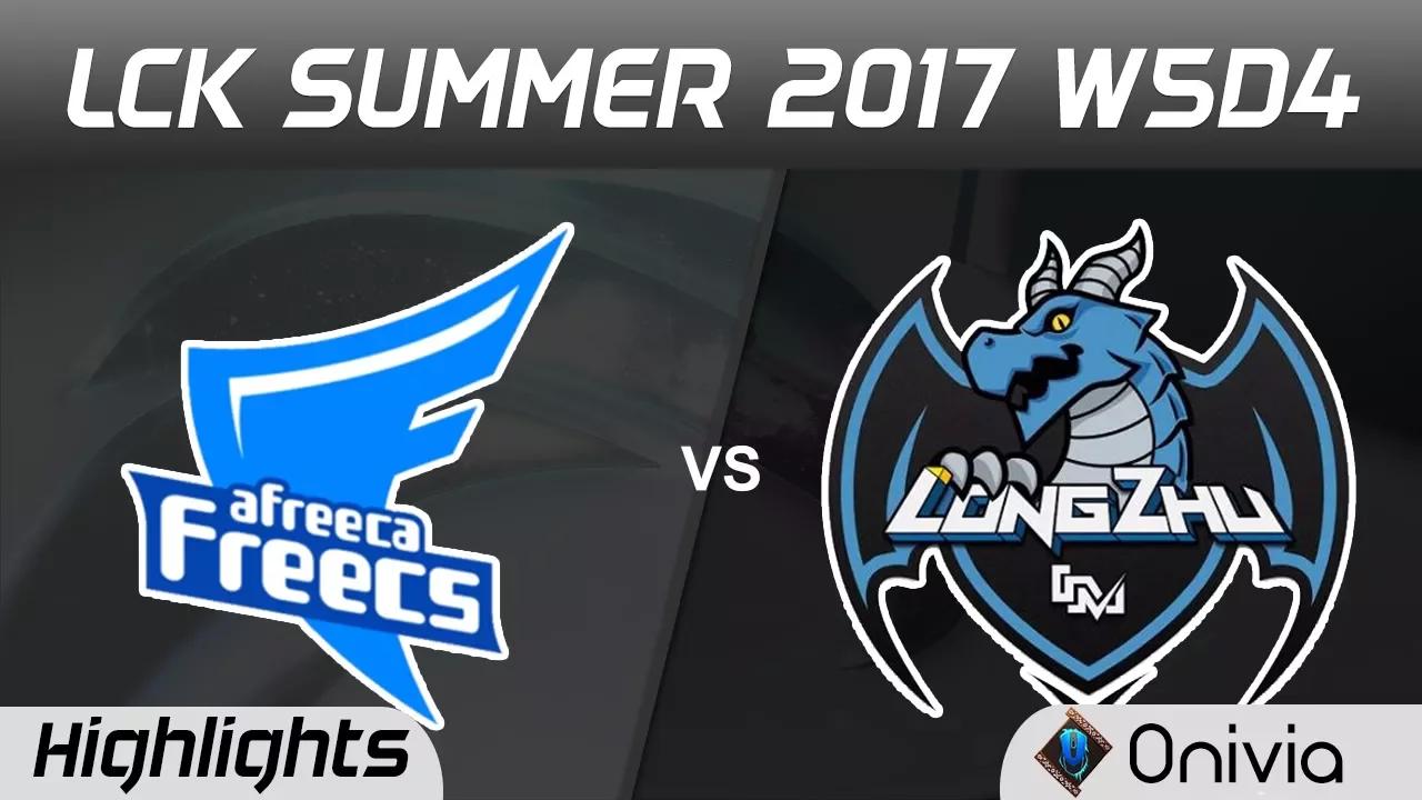 AFS vs LZ Highlights Game 1 LCK SUMMER 2017 Afreeca Freecs vs Longzhu By Onivia thumbnail