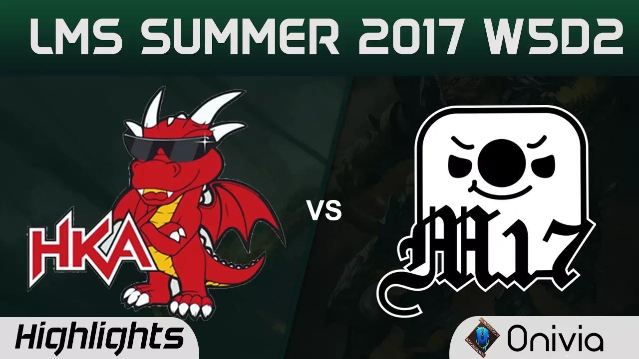 HKA vs M17 Highlights Game 2 LMS 精華 夏季職業聯賽 2017 SUMMER Hong Kong Attitude vs Machi Esports by Onivia thumbnail