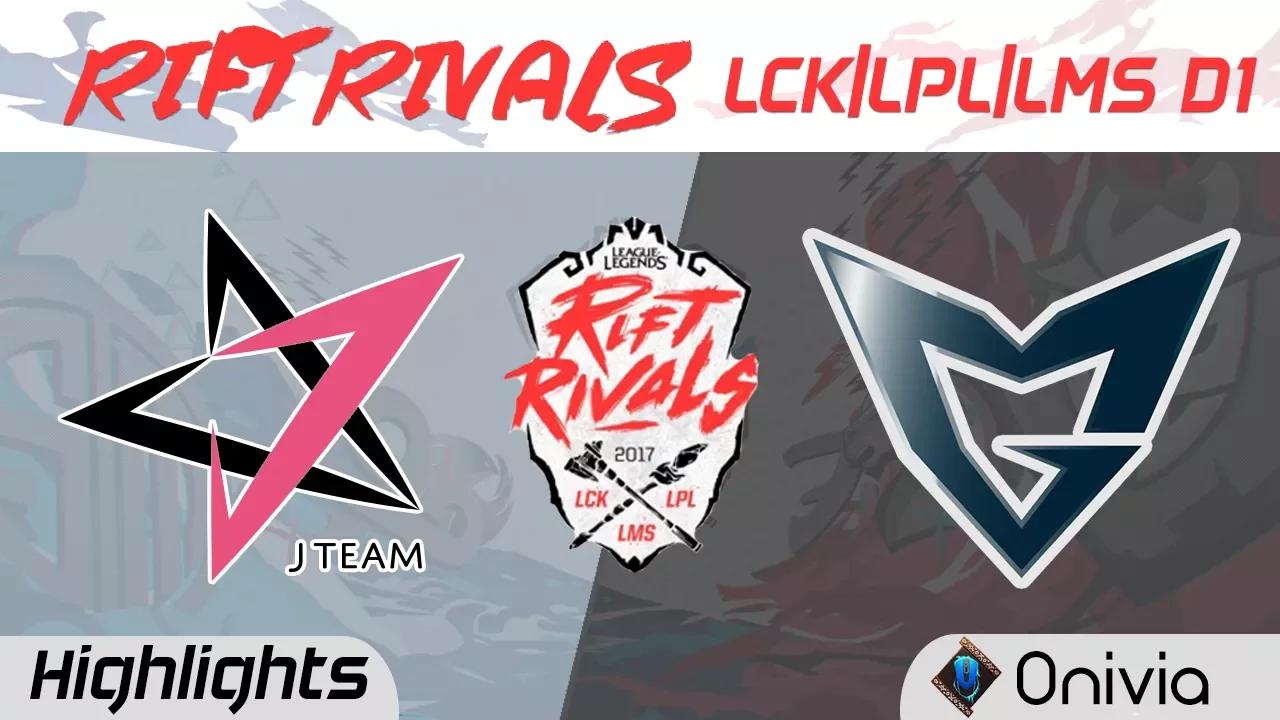 JT vs SSG Highlights Rift Rivals LCK LPL LMS 2017 J Team vs Samsung by Onivia thumbnail