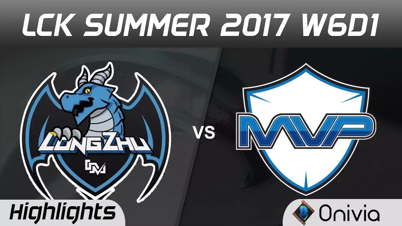 LZ vs MVP Highlights Game 1 LCK SUMMER 2017 Longzhu vs MVP by Onivia thumbnail