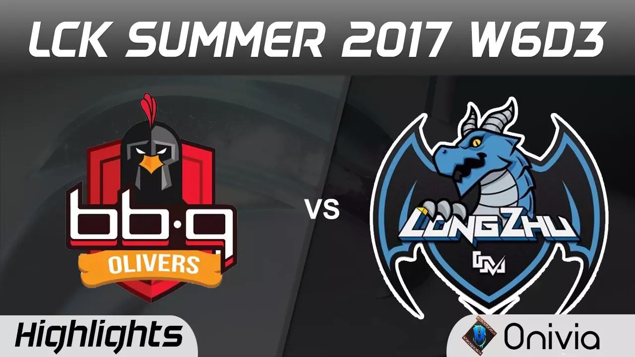 BBQ vs LZ Highlights Game 2 LCK SUMMER 2017 BBQ Olivers vs Longzhu by Onivia thumbnail