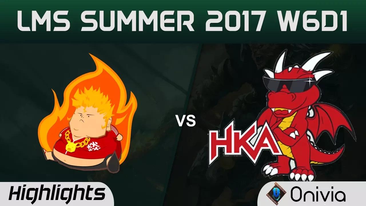 FB vs HKA Highlights Game 2 LMS 精華 夏季職業聯賽 2017 SUMMER Fireball vs Hong Kong Attitude by Onivia thumbnail