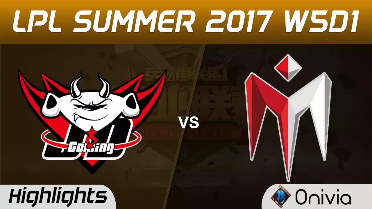 JDG vs IM Highlights Game 1 LPL SUMMER 2017 JD Gaming vs I May by Onivia thumbnail