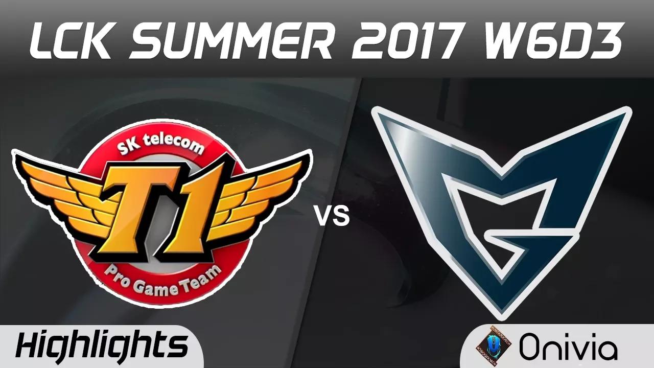 SKT vs SSG Highlights Game 2 LCK SUMMER 2017 SK Telecom T1 vs Samsung by Onivia thumbnail