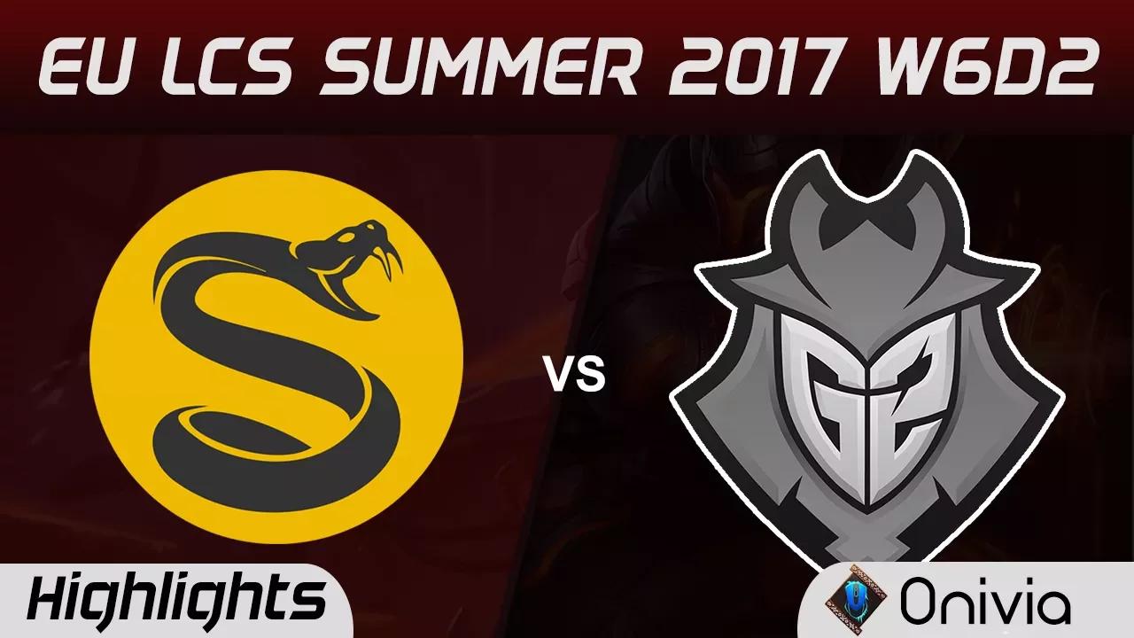 SPY vs G2 Highlights Game 1 EU LCS SUMMER 2017 Splyce vs G2 Esports by Onivia thumbnail