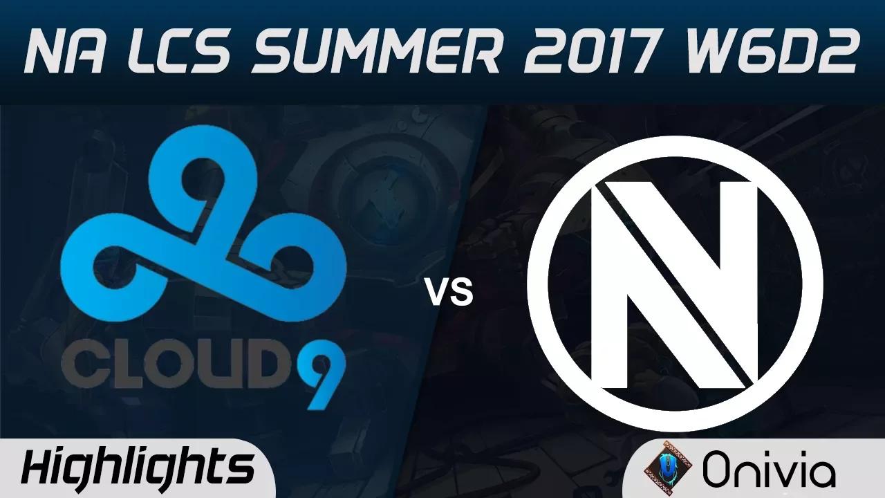 C9 vs NV Highlights Game 1 NA LCS Summer 2017 Cloud9 vs EnvyUs by Onivia thumbnail