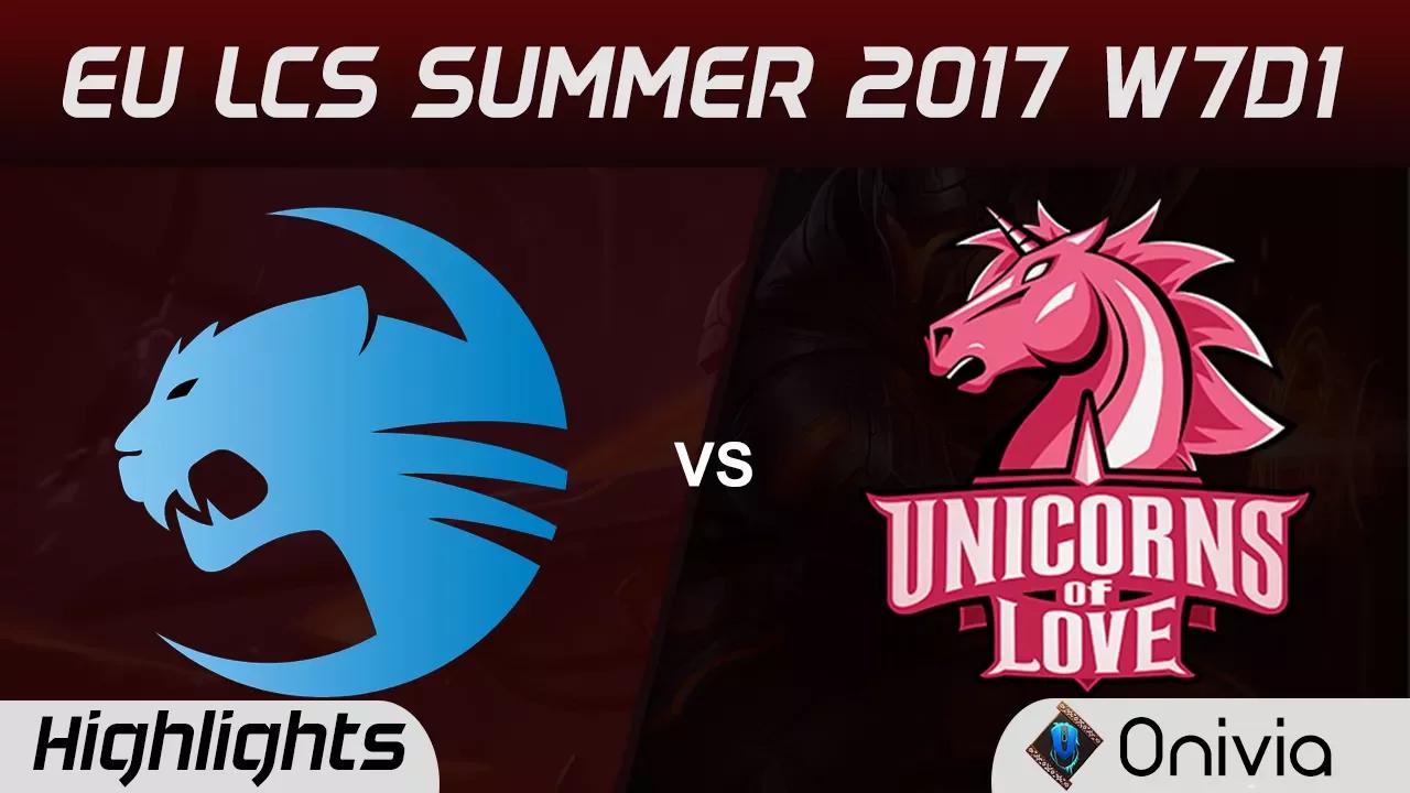 ROC vs UOL Highlights Game 2 EU LCS SUMMER 2017 Roccat vs Unicorns of Love by Onivia thumbnail