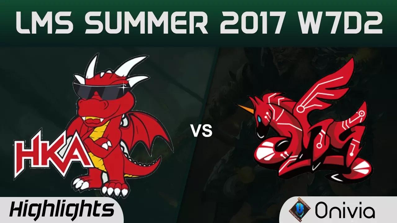 HKA vs AHQ Highlights Game 1 LMS 精華 夏季職業聯賽 2017 Hong Kong Attitude vs AHQ Esports by Onivia thumbnail