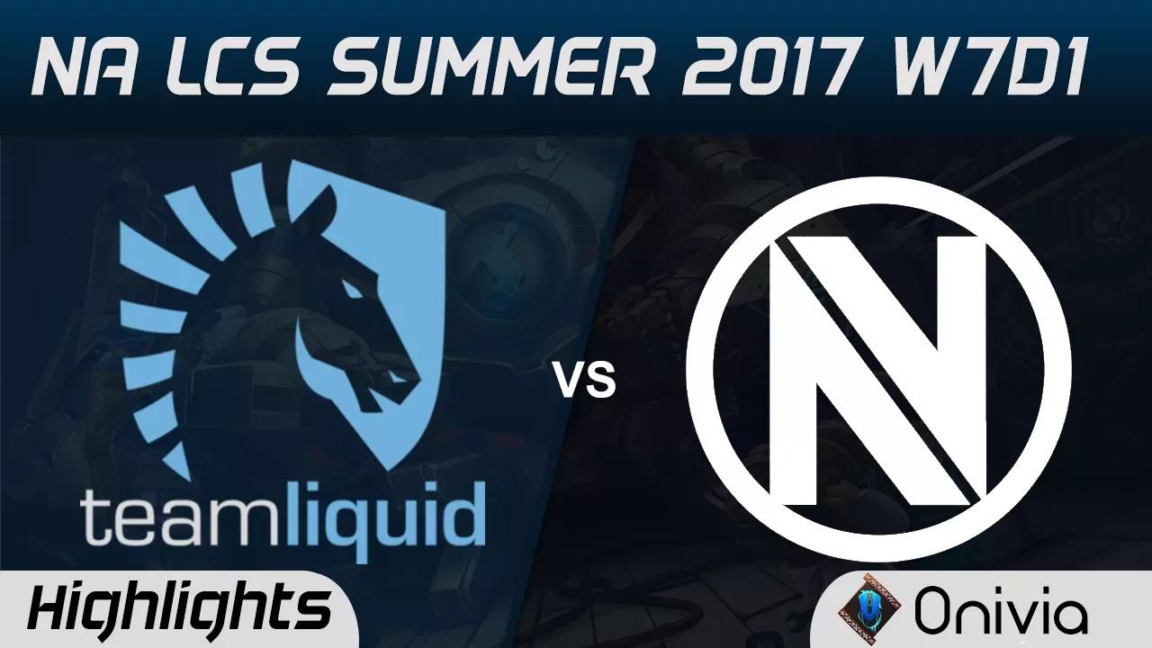 TL vs NV Highlights Game 1 NA LCS Summer 2017 Team Liquid vs EnvyUs by Onivia thumbnail