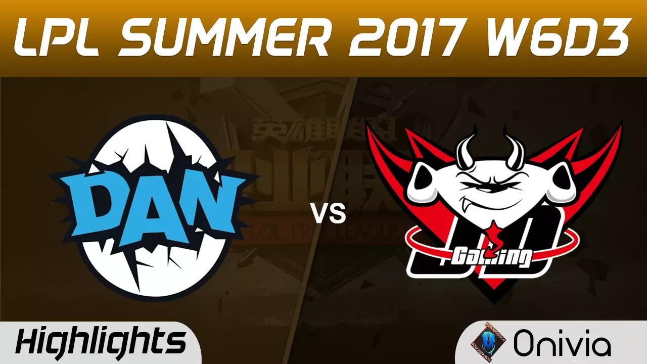 DAN vs JDG Highlights Game 2 LPL SUMMER 2017 DAN Gaming vs JD Gaming by Onivia thumbnail