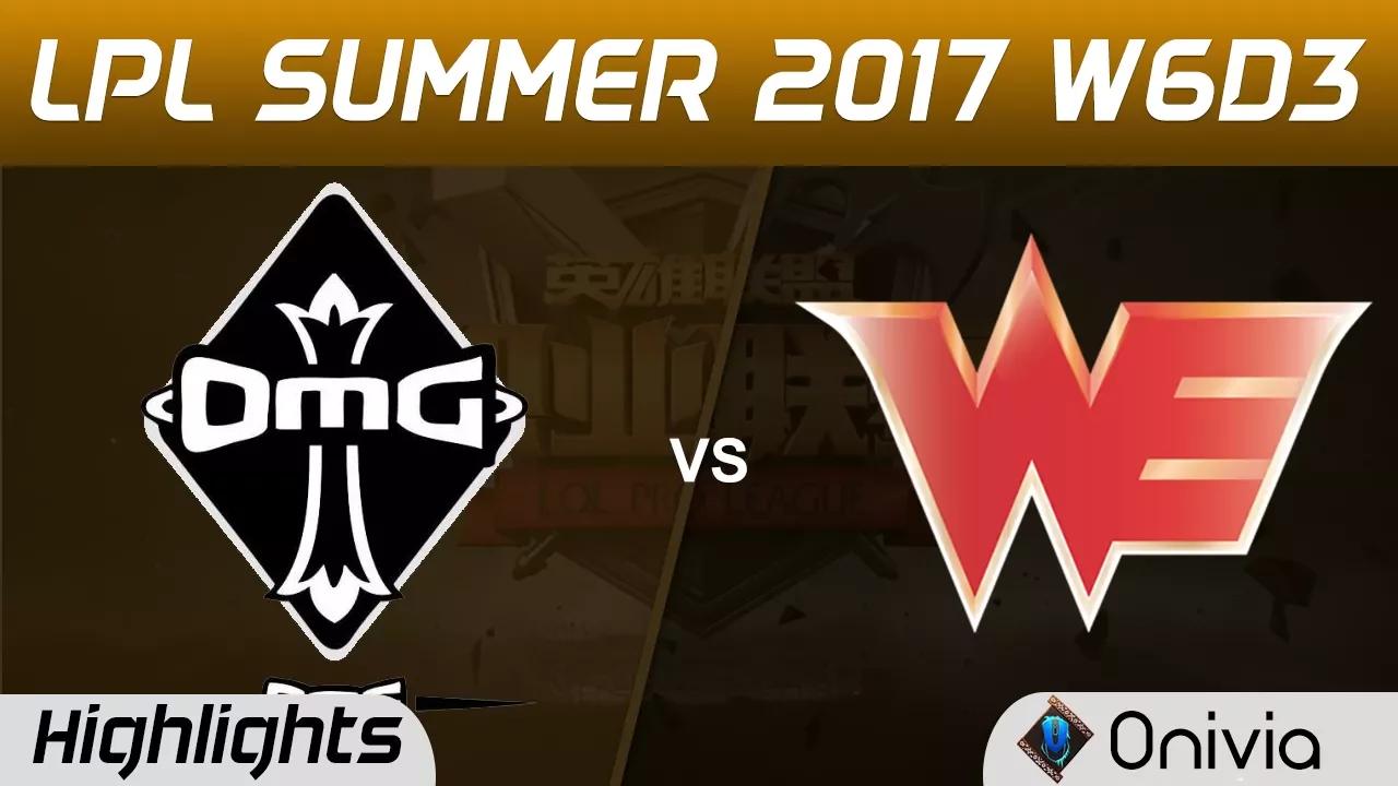 OMG vs WE Highlights Game 1 LPL SUMMER 2017 OMG vs Team WE by Onivia thumbnail