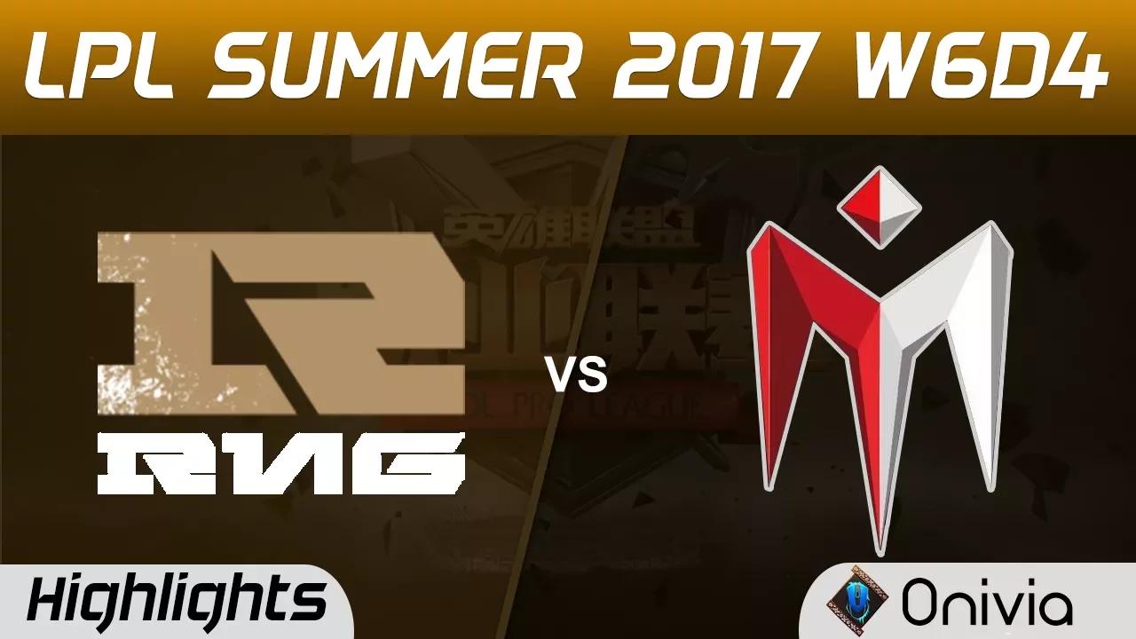 RNG vs IM Highlights Game 2 LPL SUMMER 2017 Royal Never Give Up vs I May by Onivia thumbnail