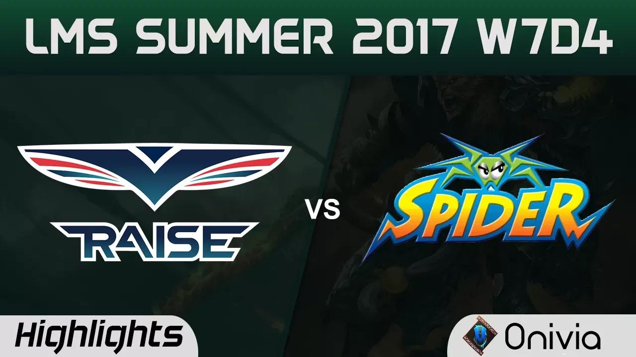 RG vs WS Highlights Game 1 LMS 精華 夏季職業聯賽 2017 Raise Gaming vs Wayi Spyder by Onivia thumbnail