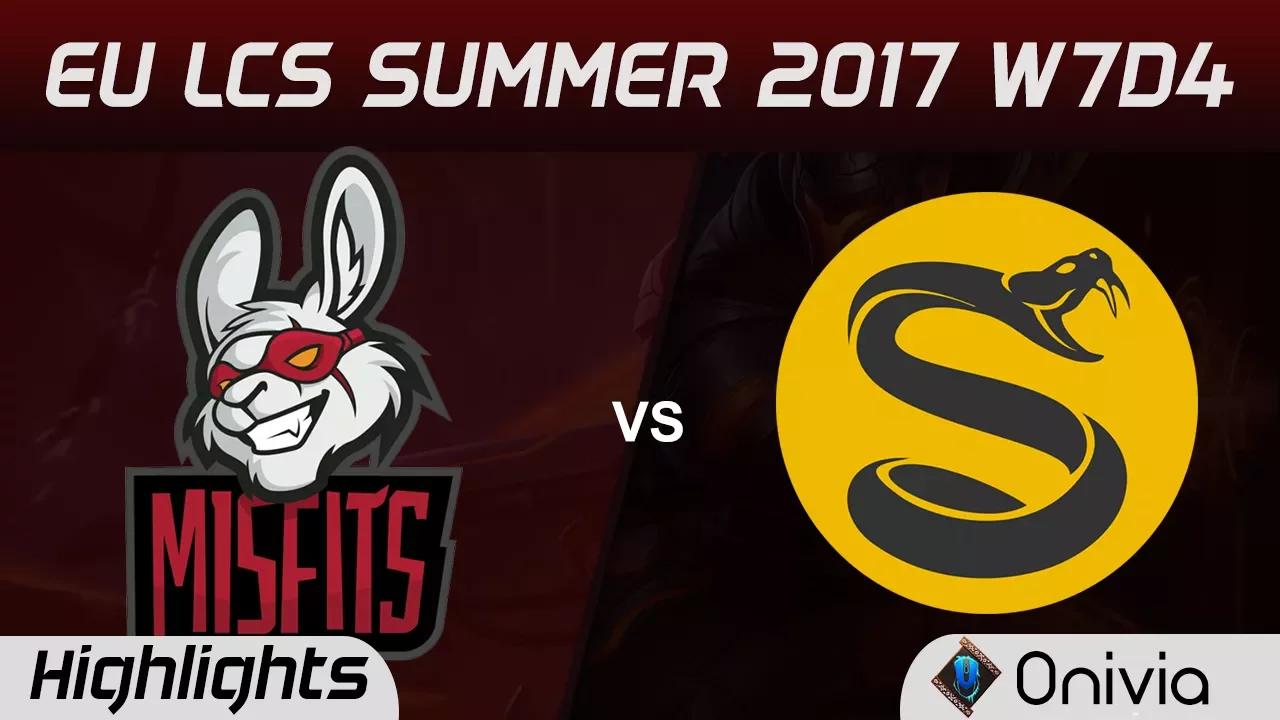 MSF vs SPY Highlights Game 1 EU LCS SUMMER 2017 Misfits vs Splyce by Onivia thumbnail