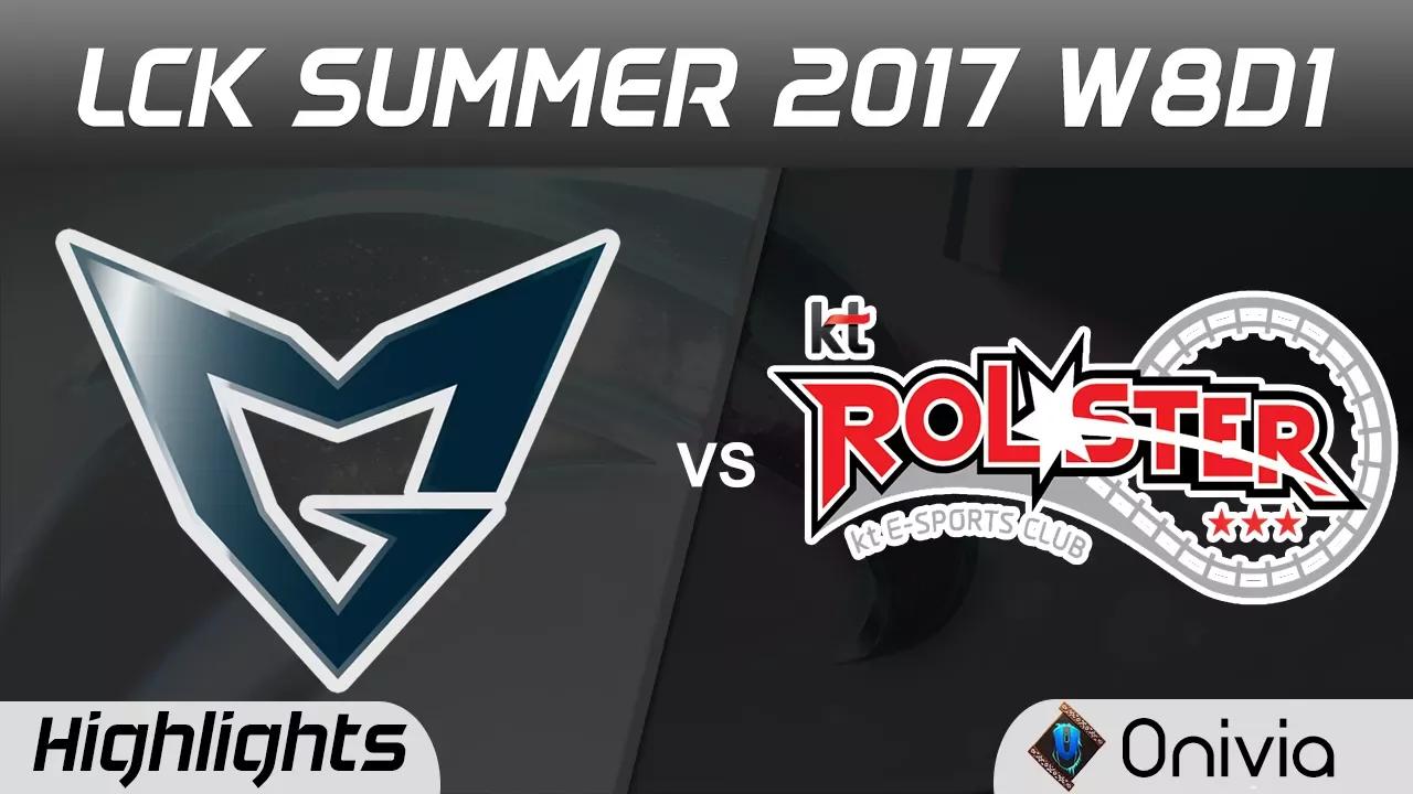 SSG vs KT Highlights Game 1 LCK SUMMER 2017 Samsung vs KT Rolster by Onivia thumbnail