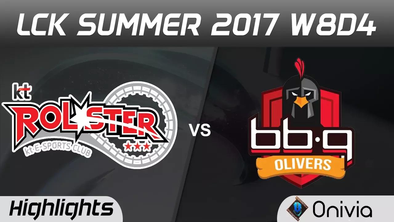 KT vs BBQ Highlights Game 2 LCK SUMMER 2017 KT Rolster vs BBQ Olivers by Onivia thumbnail