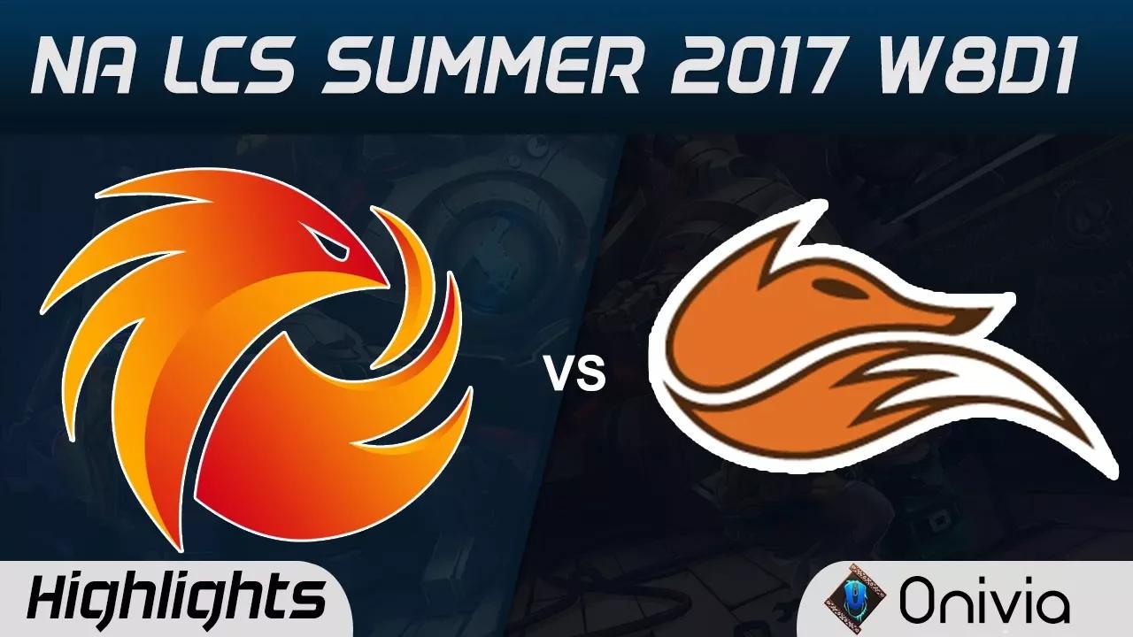 P1 vs FOX Highlights Game 1 NA LCS Summer 2017 Phoenix1 vs Echo Fox by Onivia thumbnail