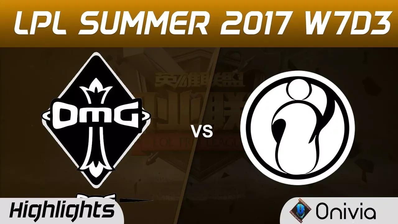 OMG vs IG Highlights Game 1 LPL SUMMER 2017 OMG vs Invictus Gaming by Onivia thumbnail