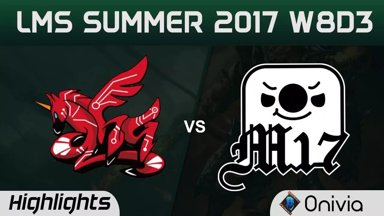 AHQ vs M17 Highlights Game 1 LMS 精華 夏季職業聯賽 2017 AHQ Esports vs Machi Esports by Onivia thumbnail