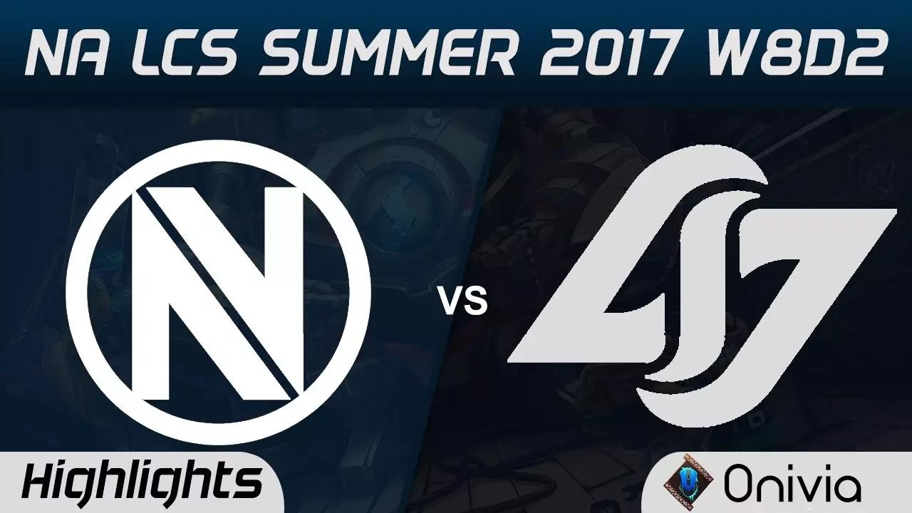 NV vs CLG Highlights Game 1 NA LCS Summer 2017 EnvyUs vs Counter Logic Gaming by Onivia thumbnail