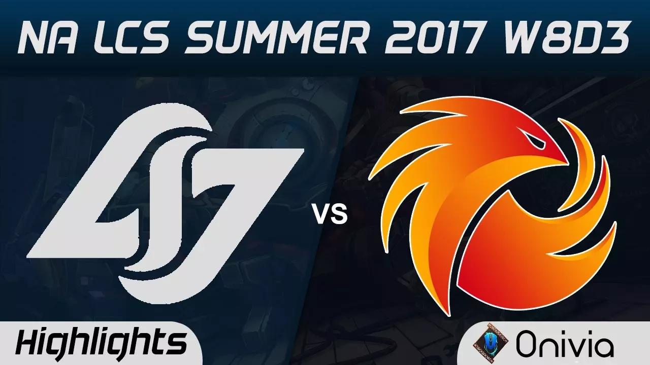 CLG vs P1 Highlights Game 1 NA LCS Summer 2017 Counter Logic Gaming vs Phoenix1 by Onivia thumbnail