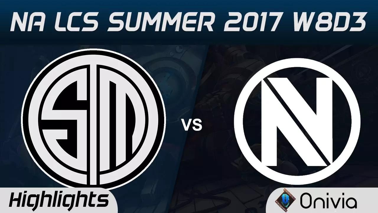 TSM vs NV Highlights Game 3 NA LCS Summer 2017 Team Solo Mid vs EnvyUs by Onivia thumbnail