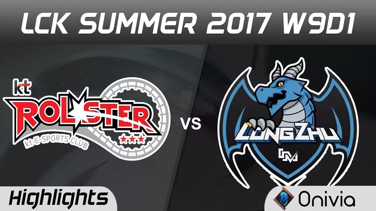 KT vs LZ Highlights Game 2 LCK SUMMER 2017 KT Rolster vs Longzhu by Onivia thumbnail