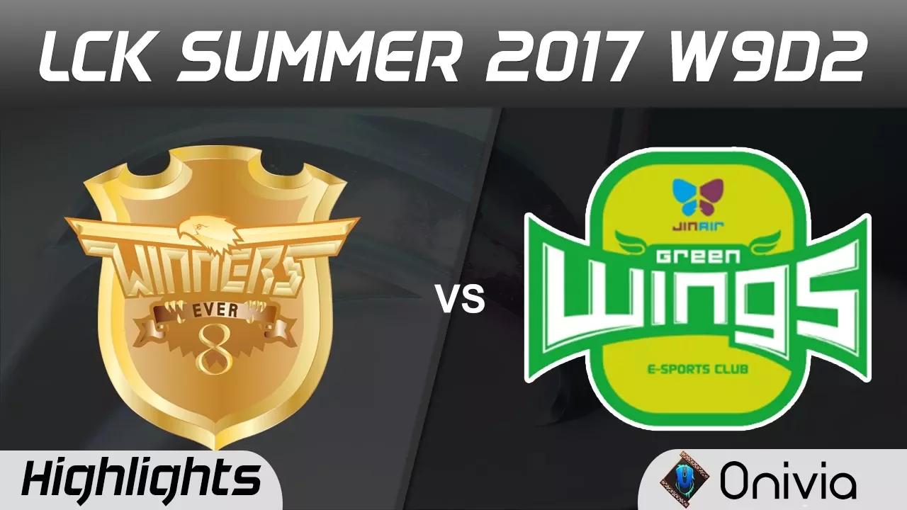 E8W vs JAG Highlights Game 2 LCK SUMMER 2017 Ever8 Winners vs Jin Air Green Wings by Onivia thumbnail