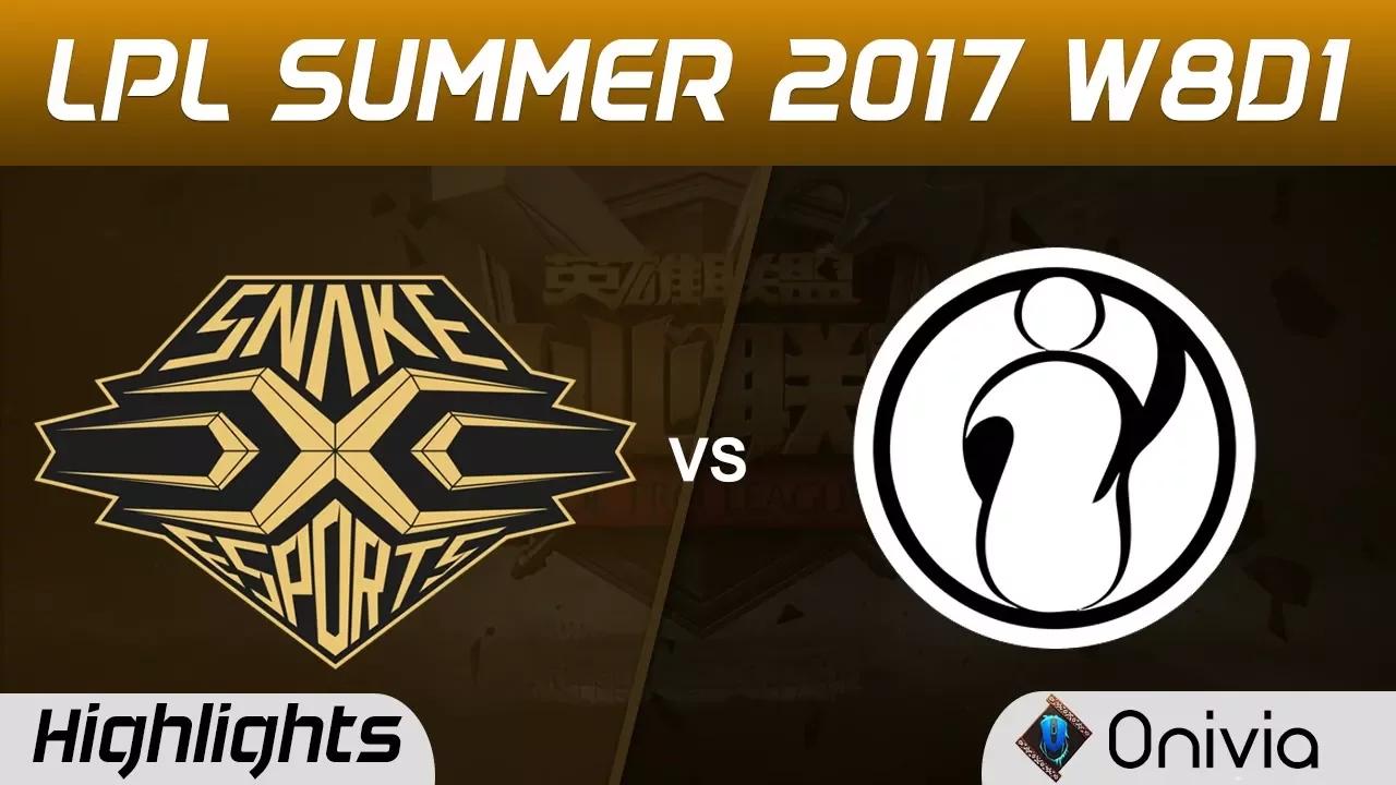 SS vs IG Highlights Game 1 LPL SUMMER 2017 Snake vs Invictus Gaming by Onivia thumbnail