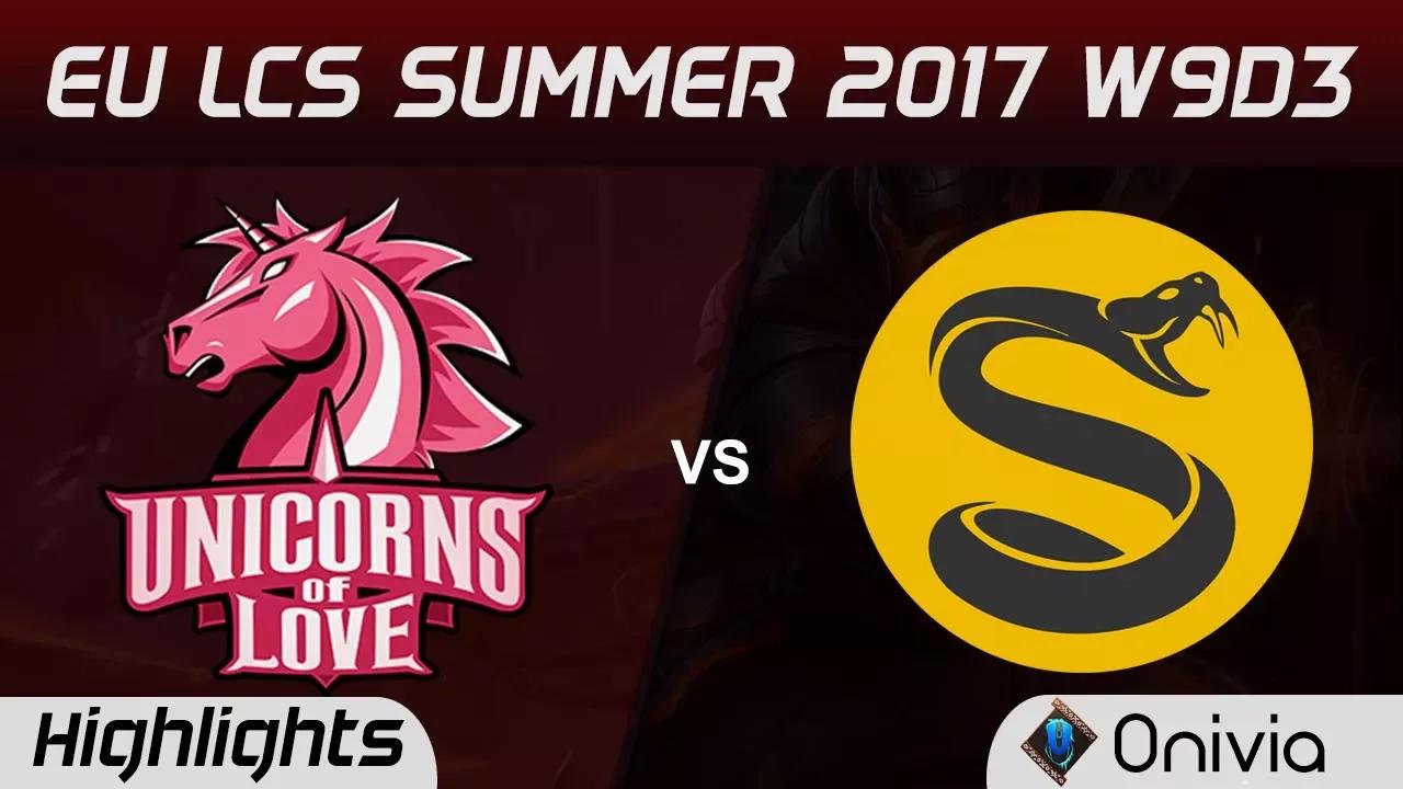 UOL vs SPY Highlights Game 1 EU LCS SUMMER 2017 Unicorns of Love vs Splyce by Onivia thumbnail