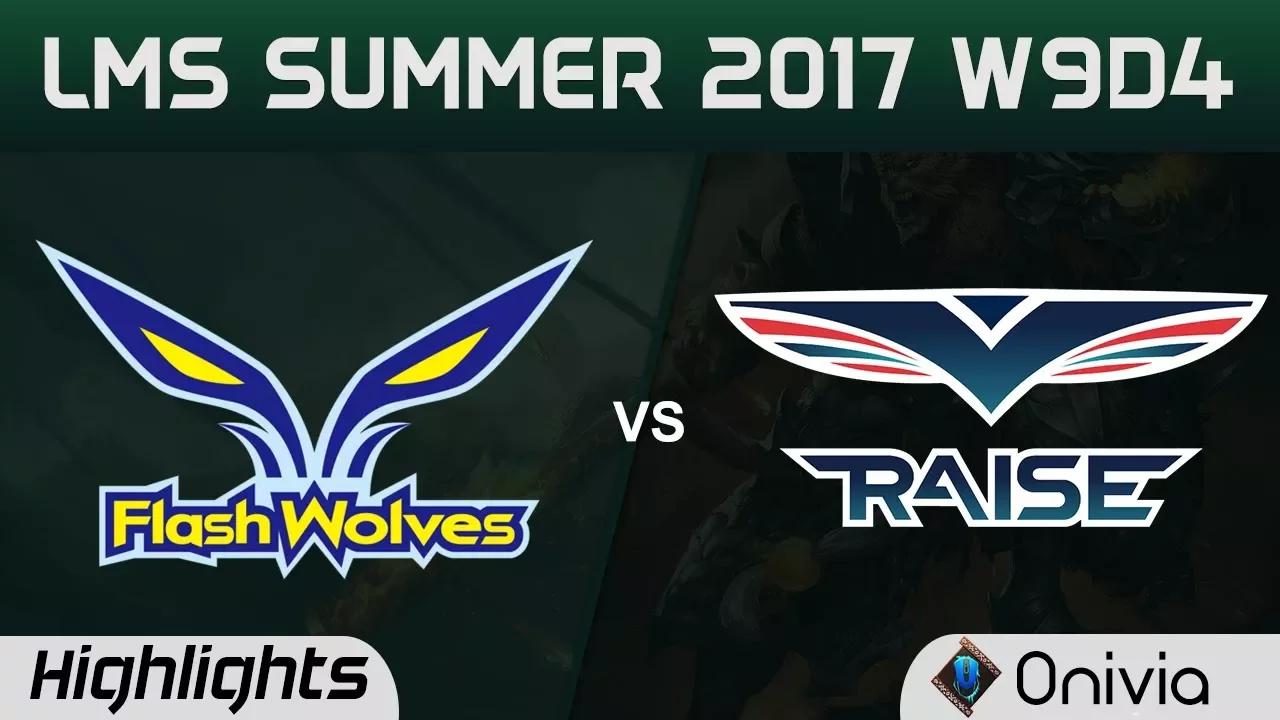 FW vs RG Highlights Game 1 LMS 精華 夏季職業聯賽 2017 Flash Wolves vs Raise Gaming by Onivia thumbnail