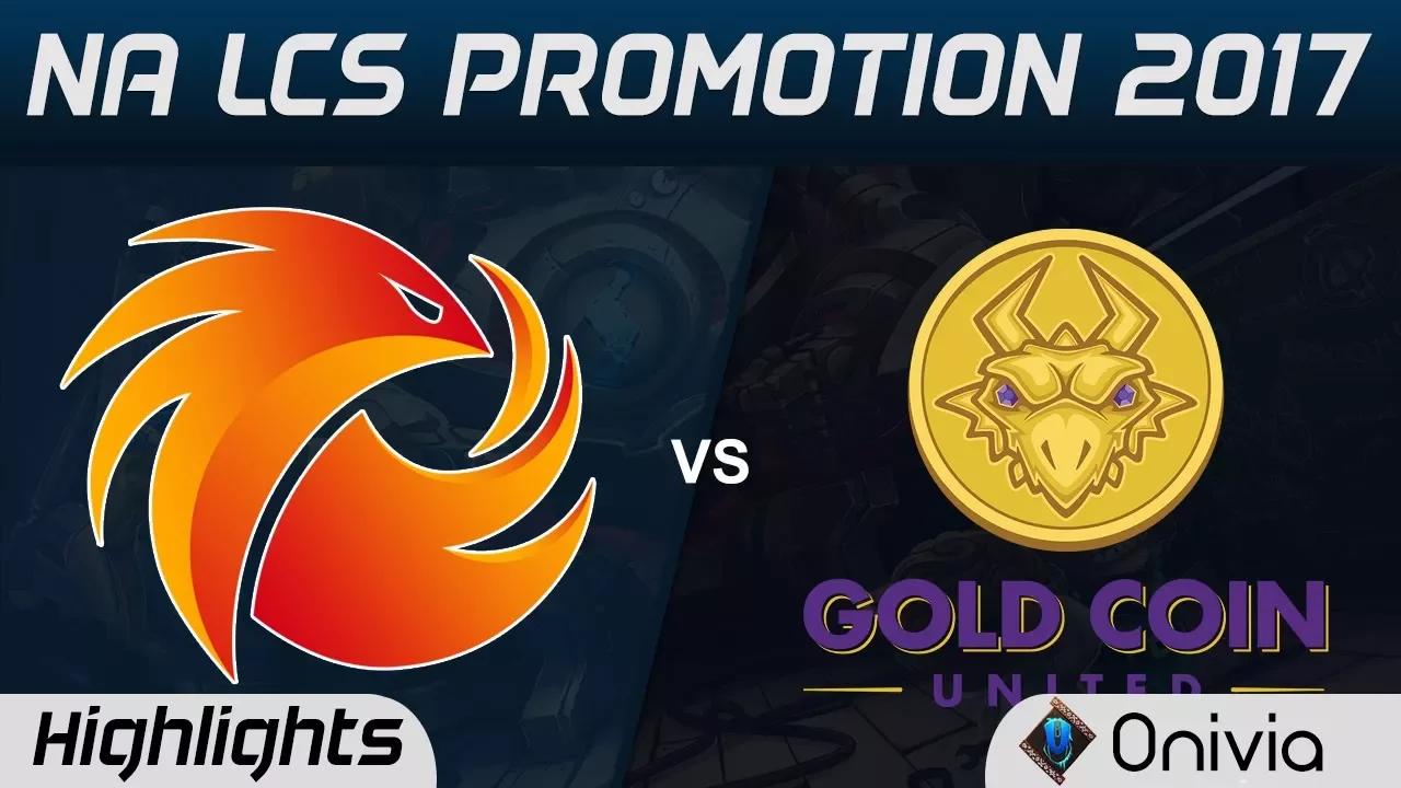 P1 vs GCU Highlights Game 4 NA LCS Summer 2017 Phoenix1 vs Gold Coin United by Onivia thumbnail