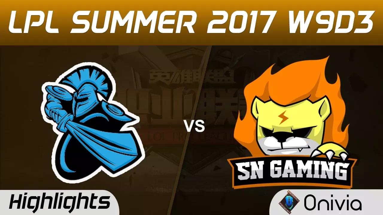 NB vs SNG Highlights Game 1 LPL SUMMER 2017 NewBee vs Suning Gaming by Onivia thumbnail