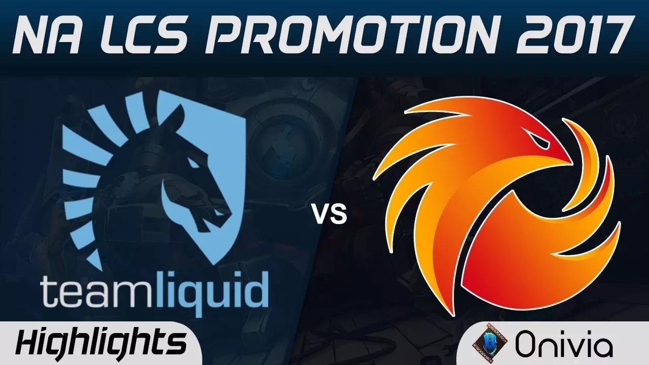 TL vs P1 Highlights Game 3 NA LCS SUMMER PROMOTION 2017 Team Liquid vs Phoenix1 by Onivia thumbnail