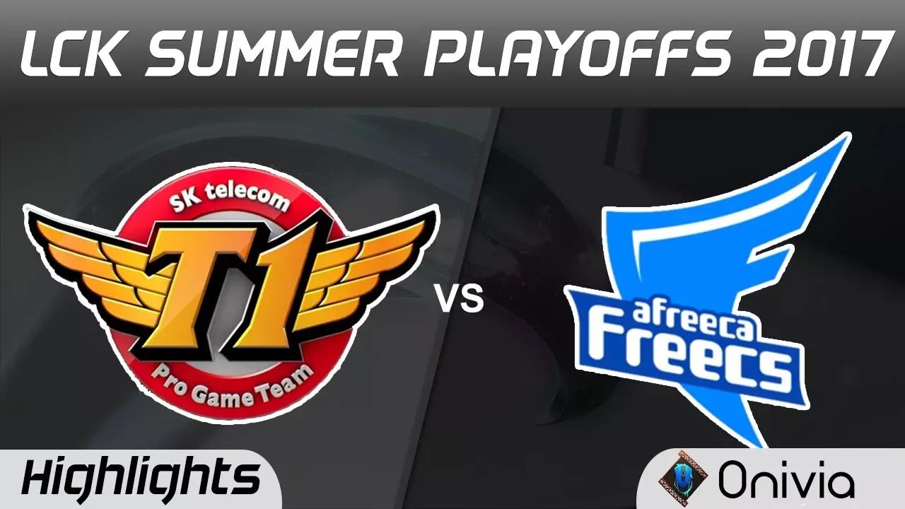 SKT vs AFS Highlights Game 2 LCK PLAYOFFS 2017 Round 1 SK Telecom T1 vs Afreeca Freecs by Onivia thumbnail