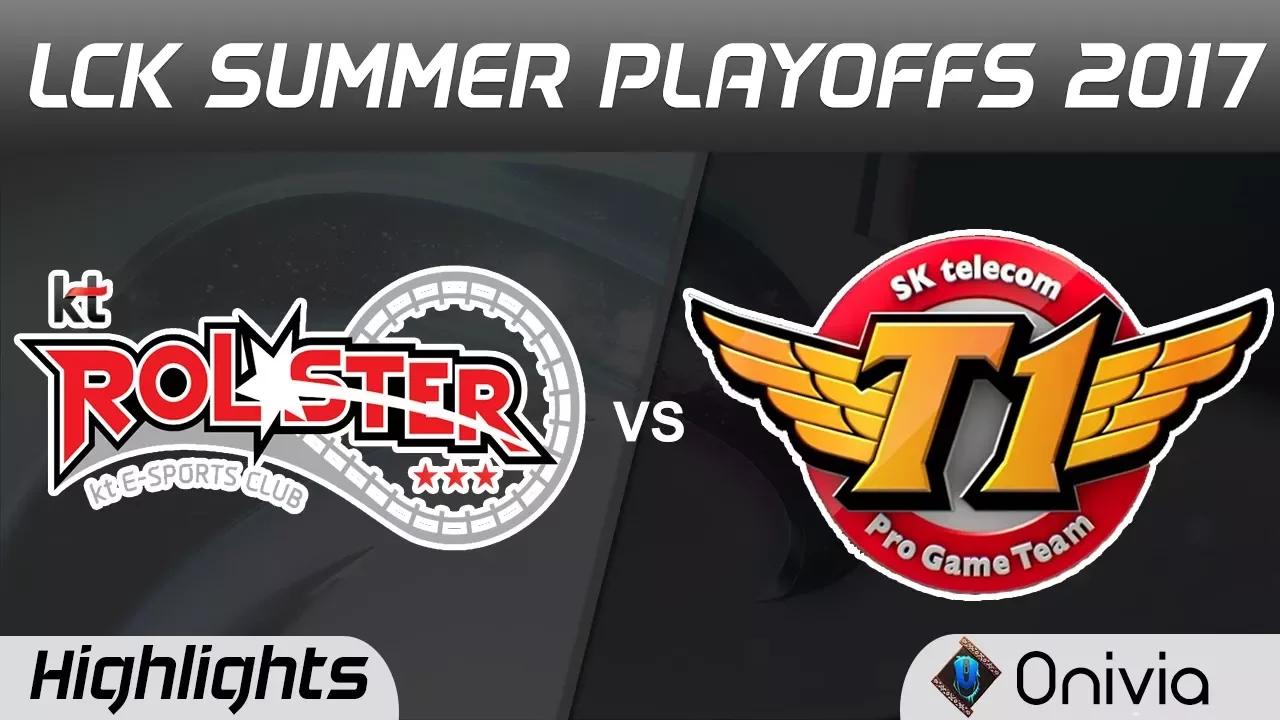 KT vs SKT Highlights Game 2 LCK PLAYOFFS 2017 Round 2 KT Rolster vs SK Telecom T1 by Onivia thumbnail